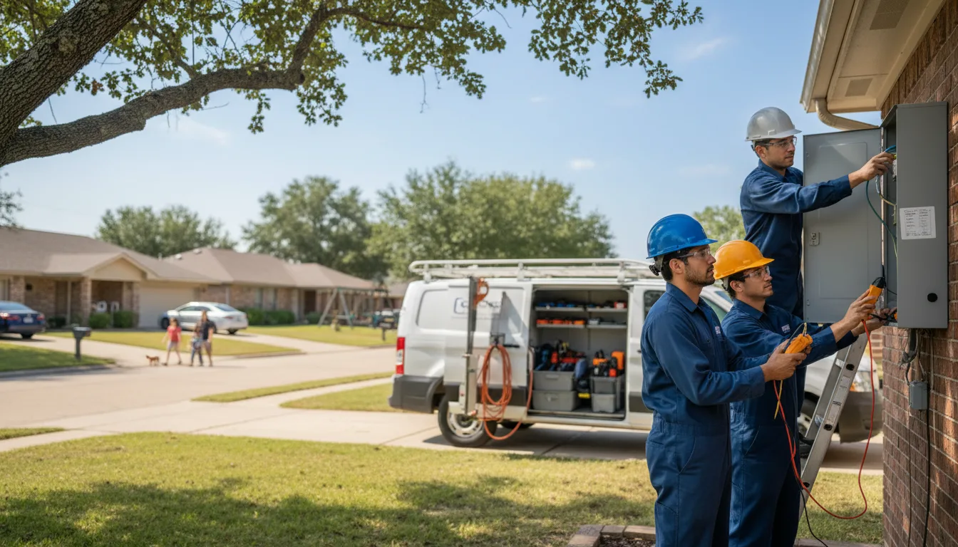 Certified electrician providing emergency electrical services in Creston, NE